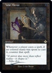 Void Mirror - Foil Etched - Retro Frame